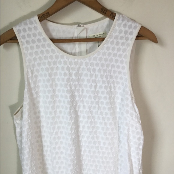 Rag & Bone Evie Honeycomb Sleeveless Shift Dress - Picture 5 of 8